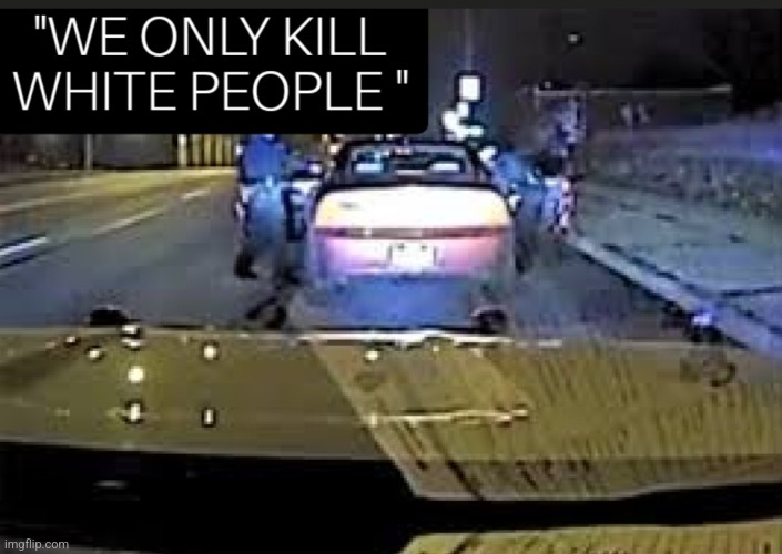 Racist cop tells woman not to worry "we only kill white people" | image tagged in racist cop tells woman not to worry we only kill white people,black privilege meme | made w/ Imgflip meme maker