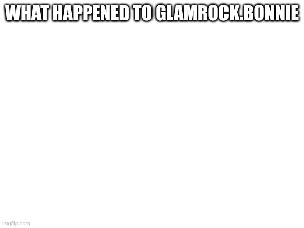 What happened to glamrock.bonnie | WHAT HAPPENED TO GLAMROCK.BONNIE | image tagged in memes,lol,fnaf,loler,meme | made w/ Imgflip meme maker