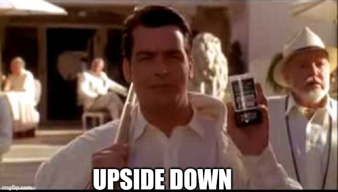 UPSIDE DOWN | made w/ Imgflip meme maker