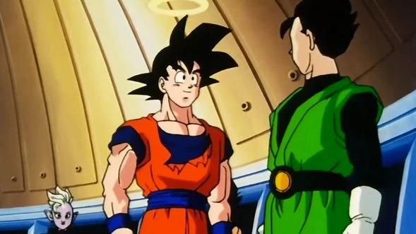 High Quality Goku and Gohan Blank Meme Template
