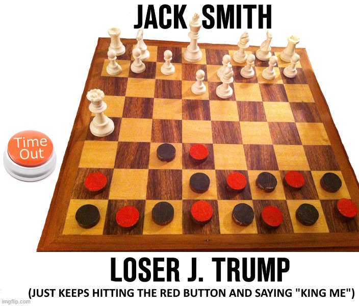 The Difference Between Having Game and Playing Games. | image tagged in donald trump,jack smith,loser trump,loser j trump | made w/ Imgflip meme maker