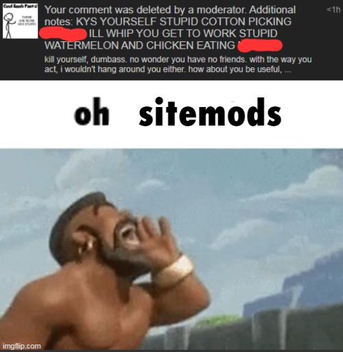 sitemods | image tagged in oh mods | made w/ Imgflip meme maker