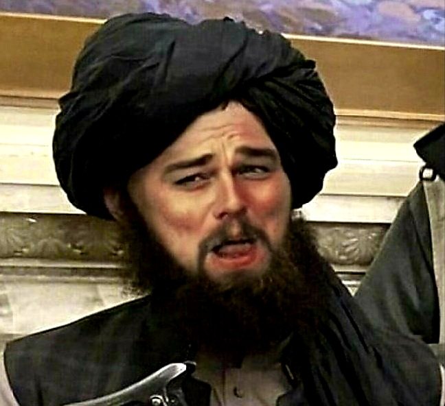 High Quality Laughing Leonardo DeCaprio Radical Islam Blank Meme Template