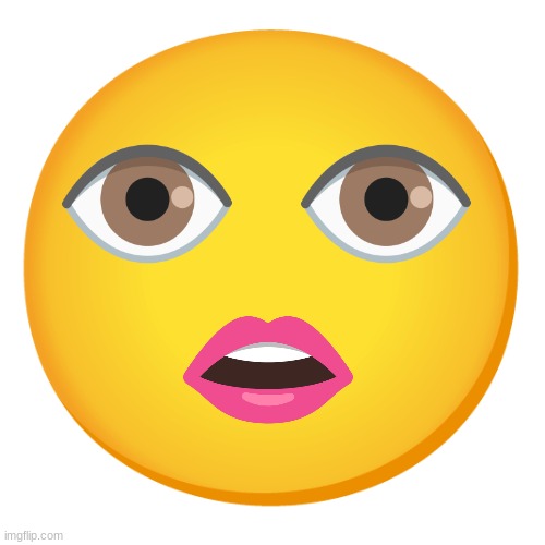 cursed emoji | image tagged in faceless emoji,emoji,emojis | made w/ Imgflip meme maker