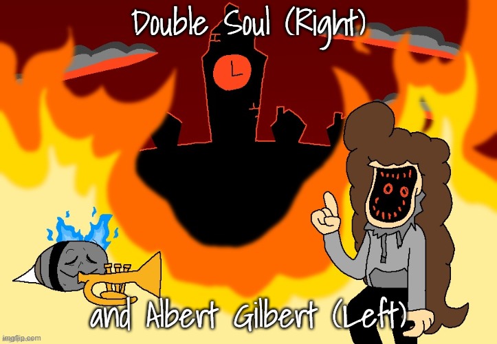 both male | Double Soul (Right); and Albert Gilbert (Left) | made w/ Imgflip meme maker
