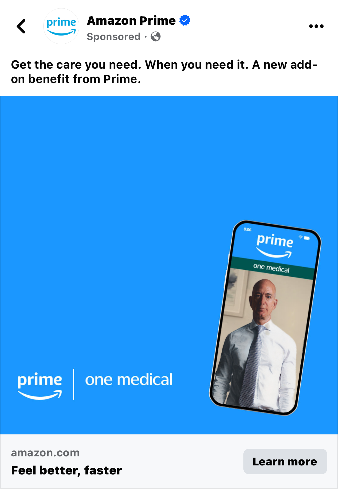 Jeff Bezos giving healthcare advice Blank Meme Template