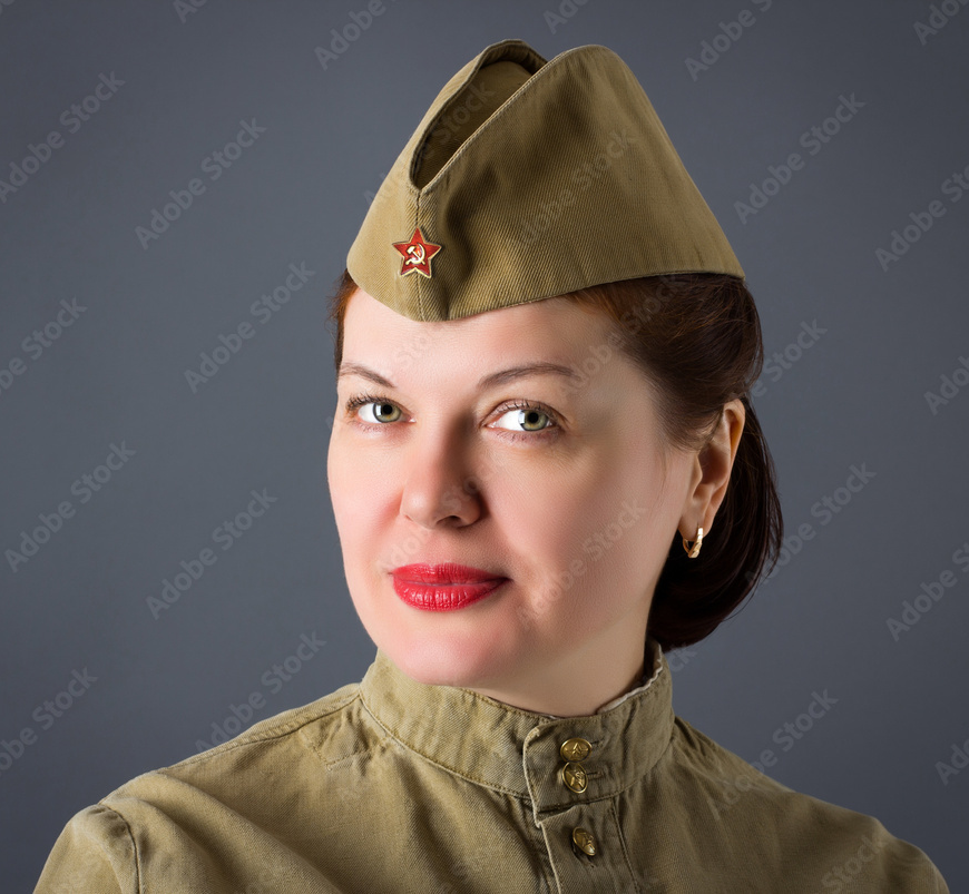 military russian lady Blank Template - Imgflip