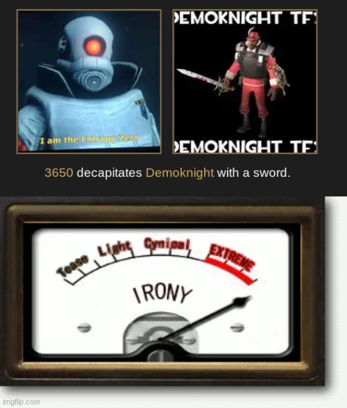 image tagged in irony meter | made w/ Imgflip meme maker