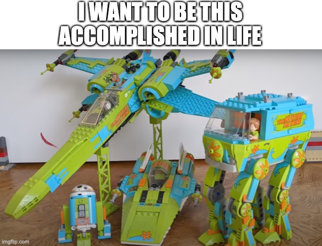 all my fellas will agree | I WANT TO BE THIS ACCOMPLISHED IN LIFE | image tagged in funny memes,memes,scooby doo,star wars | made w/ Imgflip meme maker
