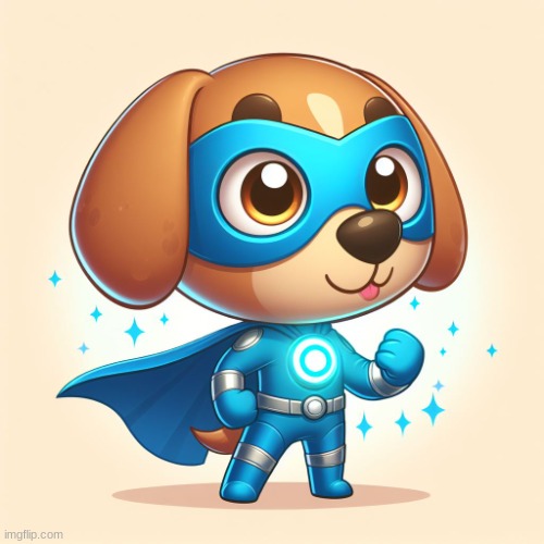 Superhero Dog | image tagged in superhero dog | made w/ Imgflip meme maker