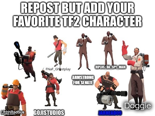 repost and add fav class | UhhhRedSus | image tagged in tf2 | made w/ Imgflip meme maker