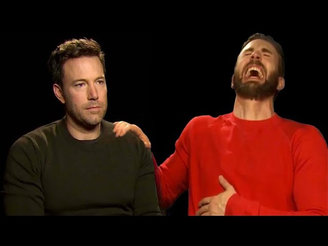 High Quality Sad Affleck Laughing Evans Blank Meme Template