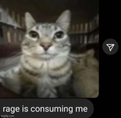 i hate it here | image tagged in rage is consuming me | made w/ Imgflip meme maker