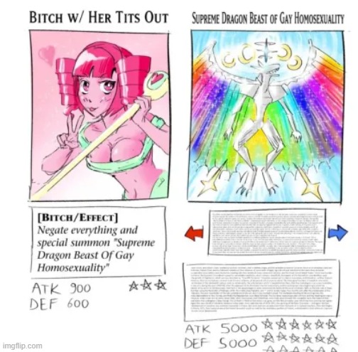 supreme dragon beast of gay homosexuality | made w/ Imgflip meme maker