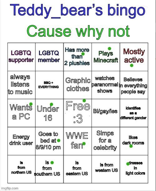 i think texas is southern US | image tagged in teddy bear s bingo | made w/ Imgflip meme maker