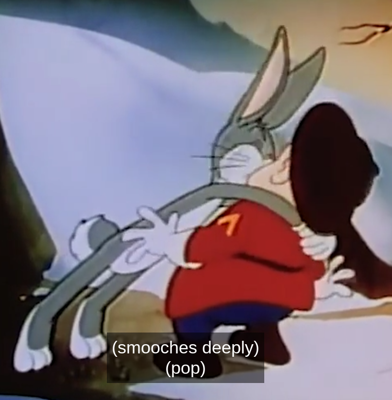 Bugs Bunny being gay Blank Meme Template