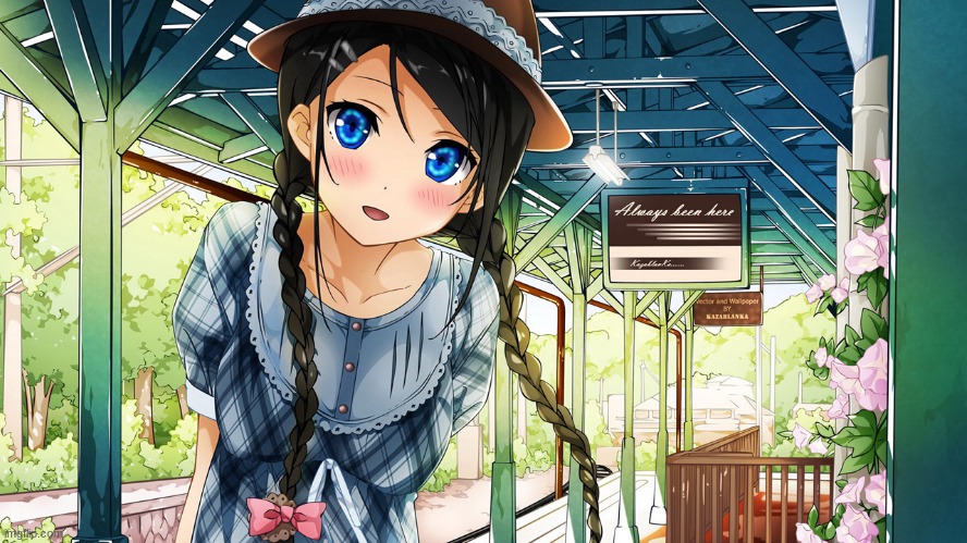 Cute anime girl | image tagged in cute anime girl | made w/ Imgflip meme maker