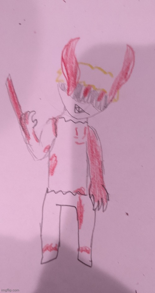 Blood demon saike (Request by Anon cat) | made w/ Imgflip meme maker