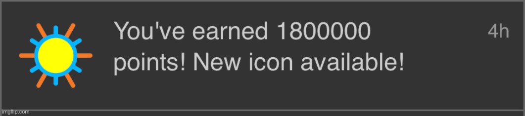 Sweet I finally got 1.8 million points | made w/ Imgflip meme maker