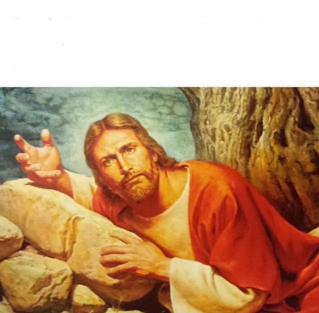 High Quality Jesus Christ WTF Blank Meme Template