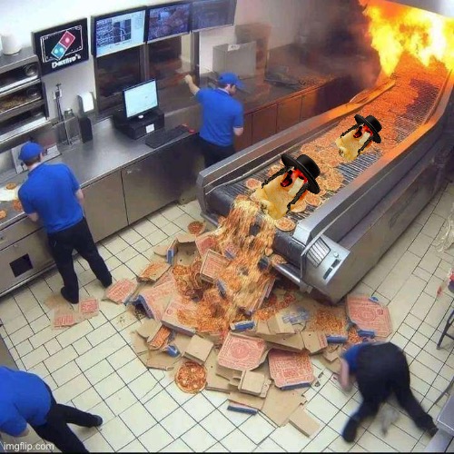 Pizza oven going too Fast | image tagged in pizza oven going too fast | made w/ Imgflip meme maker