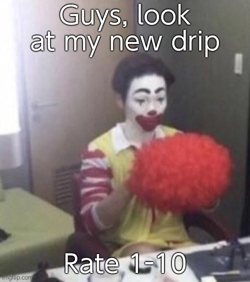 Man utd fans getting ready to support their team | Guys, look at my new drip; Rate 1-10 | image tagged in man utd fans getting ready to support their team | made w/ Imgflip meme maker