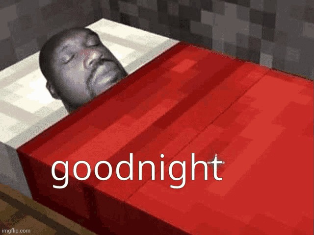 goodnight | image tagged in goodnight | made w/ Imgflip meme maker