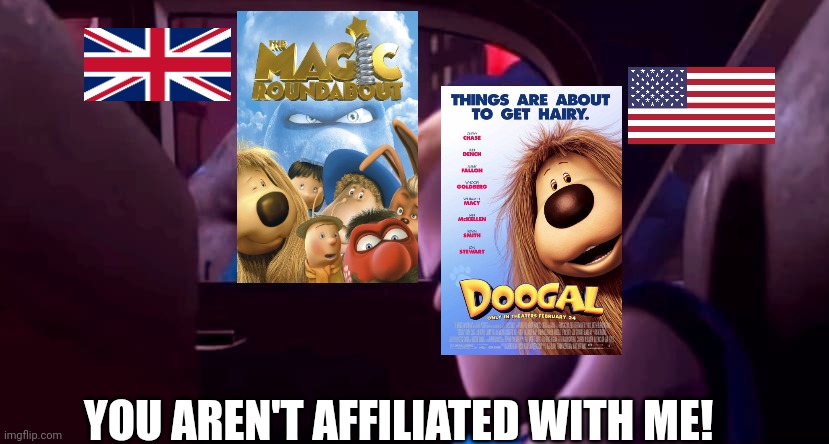 You're Not Affiliated With Me | YOU AREN'T AFFILIATED WITH ME! | image tagged in you're not affiliated with me | made w/ Imgflip meme maker