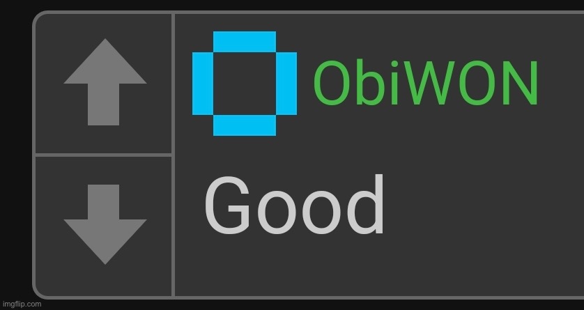 @post above | image tagged in obiwon good | made w/ Imgflip meme maker