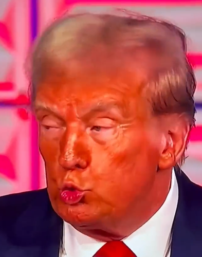 Super Orange Trump Blank Meme Template