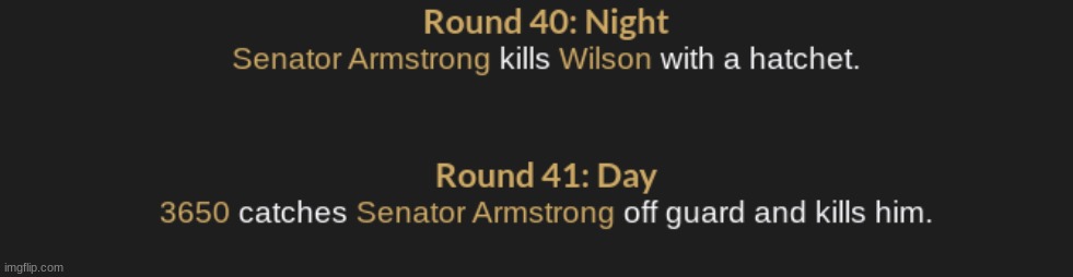 Don't kill Wilson if 3650 is alive. | made w/ Imgflip meme maker