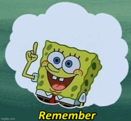 Remember! | image tagged in remember | made w/ Imgflip meme maker
