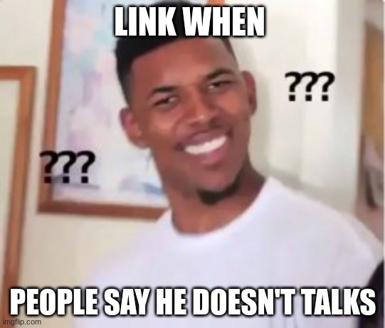 Nick Young | LINK WHEN; PEOPLE SAY HE DOESN'T TALKS | image tagged in nick young | made w/ Imgflip meme maker