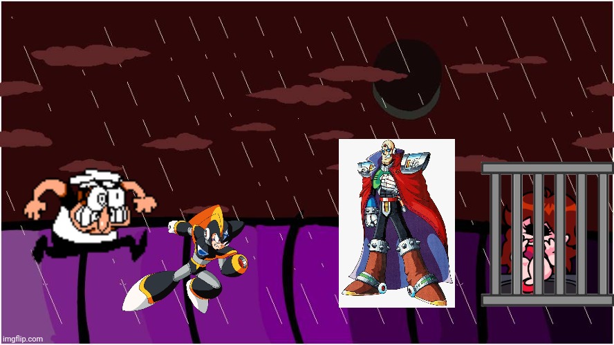 The ultimate final battle | image tagged in fight,fnf,pizza tower,save the earth,battle,megaman x | made w/ Imgflip meme maker