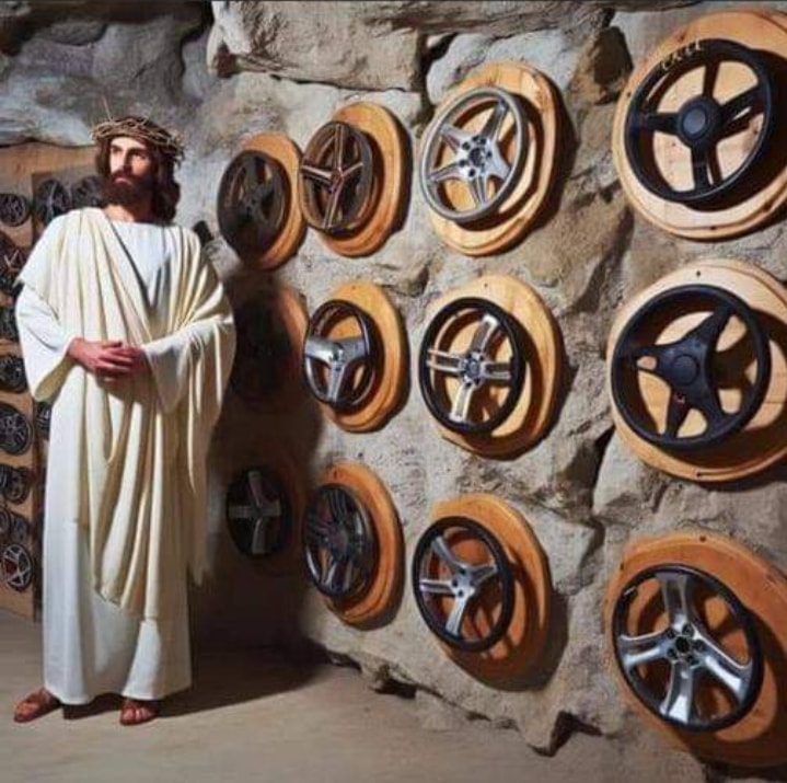 High Quality Jesus Wheel Blank Meme Template