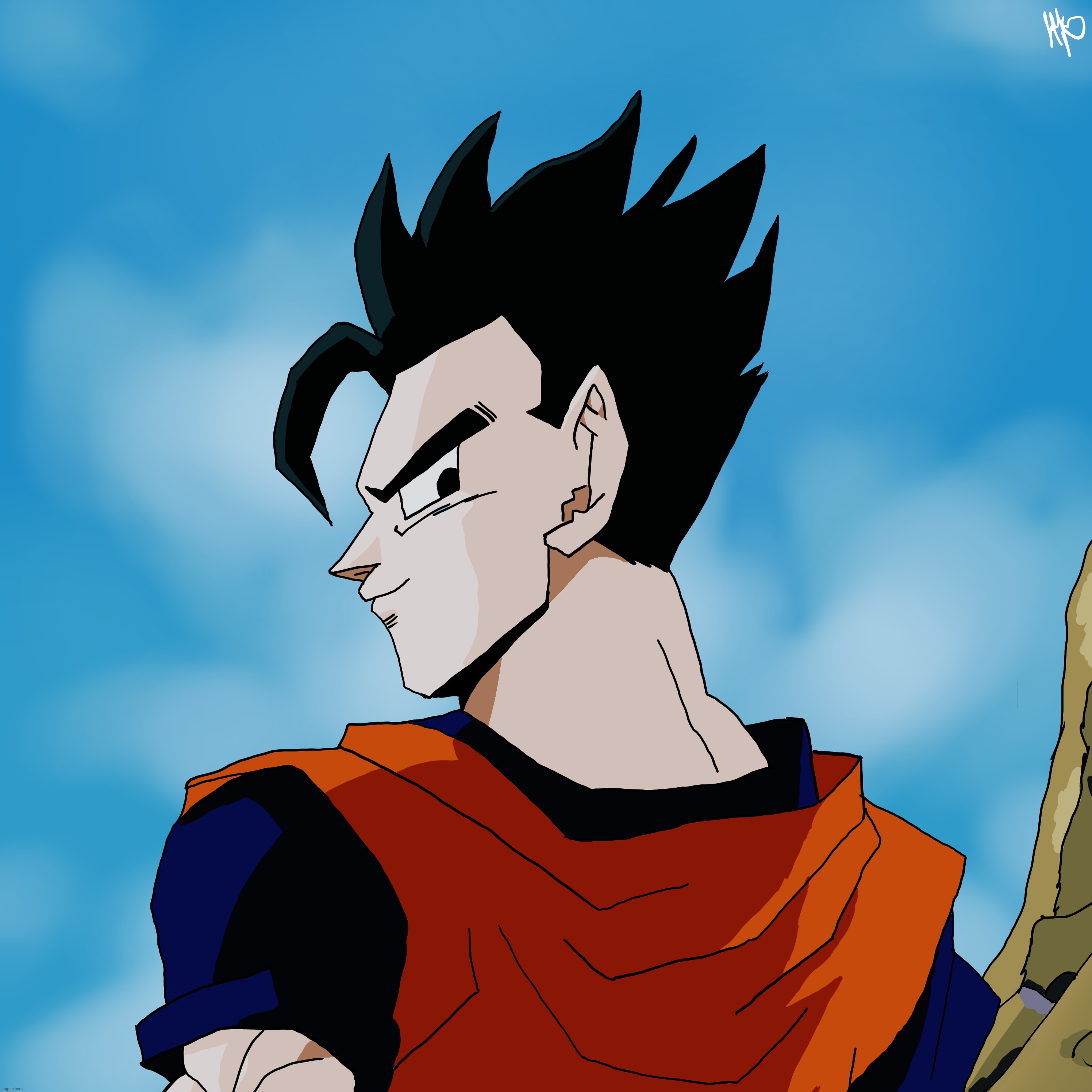 Ultimate Gohan | image tagged in dbz,dragon ball z,gohan | made w/ Imgflip meme maker