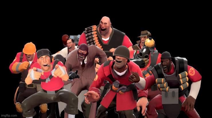 TF2 laughing | image tagged in tf2 laughing | made w/ Imgflip meme maker