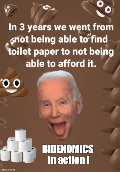 BIDENOMICS in action | BIDENOMICS 
in action ! | image tagged in joe exotic | made w/ Imgflip meme maker