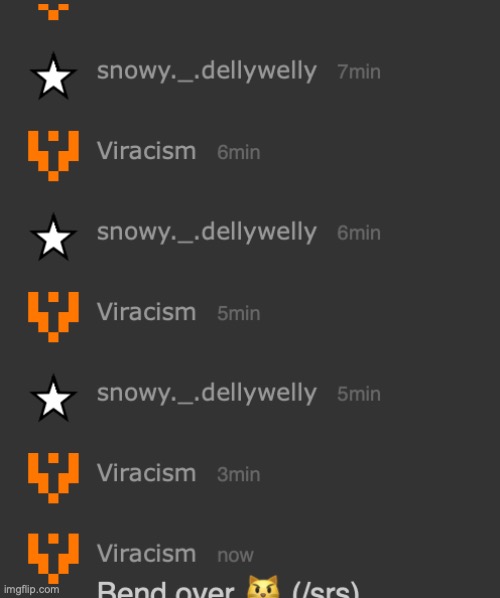 oh (lavender note: im glad nobody says such things to me) (del note: bruh) (lavender note: whatd i do) | made w/ Imgflip meme maker