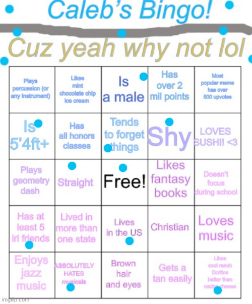 ok | image tagged in caleb s bingo | made w/ Imgflip meme maker