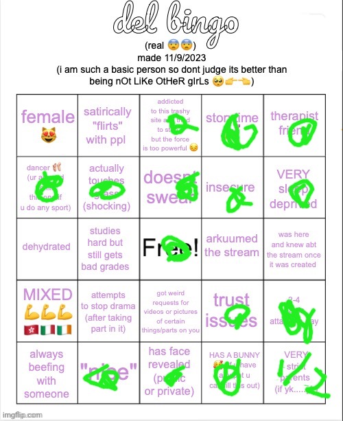 Bingo | image tagged in del bingo real | made w/ Imgflip meme maker