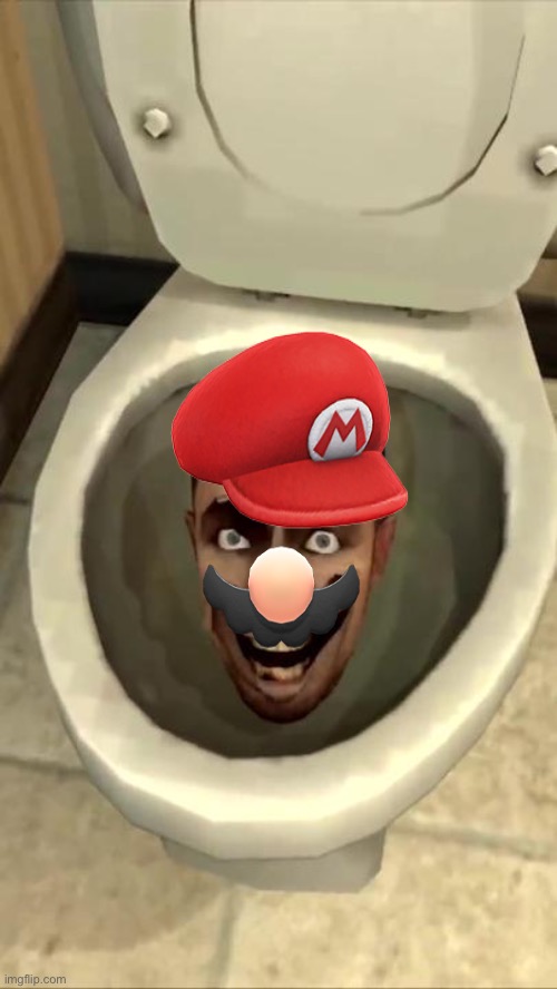 Skibidi Mario | image tagged in skibidi toilet | made w/ Imgflip meme maker