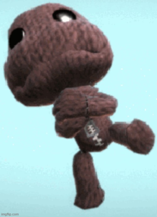 Sackboy Dies | image tagged in sackboy dies | made w/ Imgflip meme maker