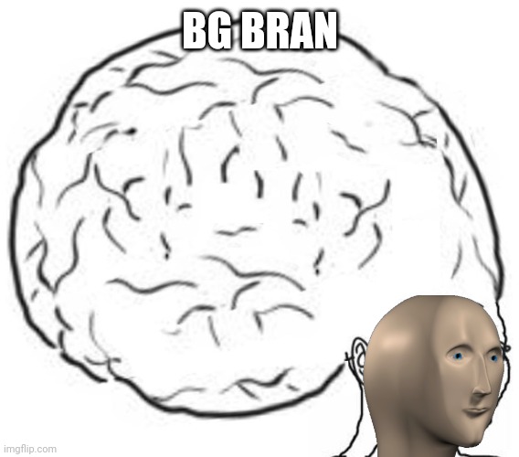 Big Brain | BG BRAN | image tagged in big brain | made w/ Imgflip meme maker