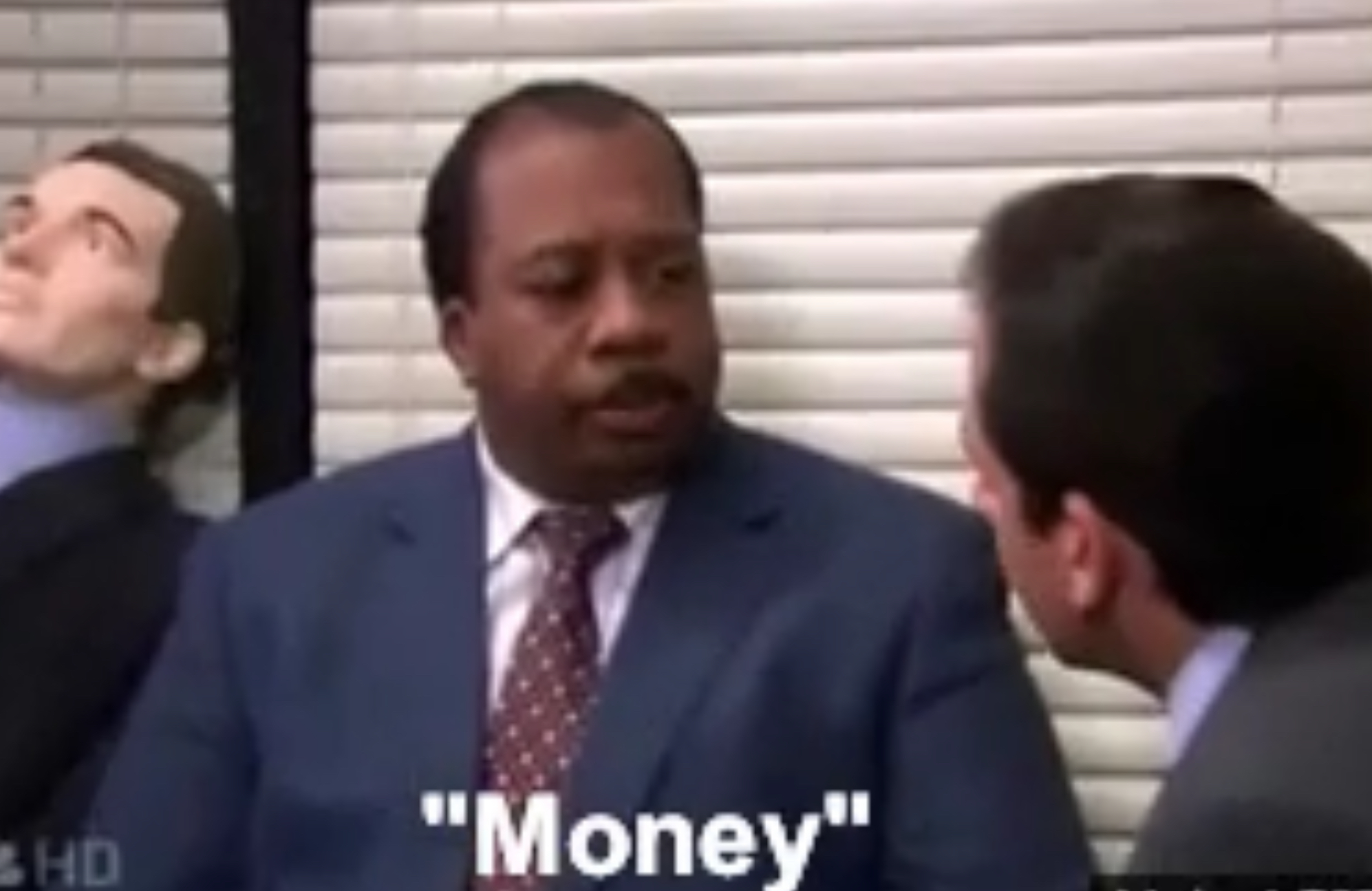 Stanley Hudson Money Blank Meme Template