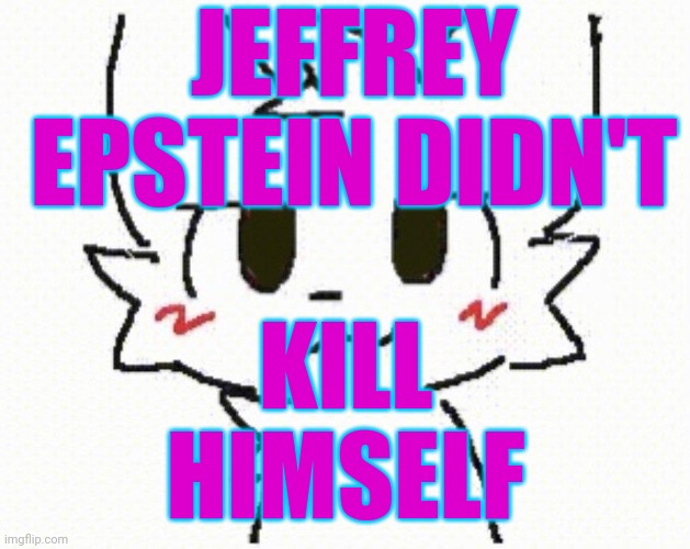 Didn't he? | JEFFREY EPSTEIN DIDN'T; KILL HIMSELF | image tagged in you like kissing boys | made w/ Imgflip meme maker