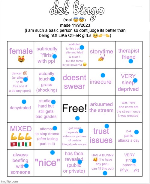 del my bestie :heart_eyes: | image tagged in del bingo real | made w/ Imgflip meme maker