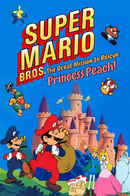 High Quality super mario bros the great mission to rescue princess peach Blank Meme Template