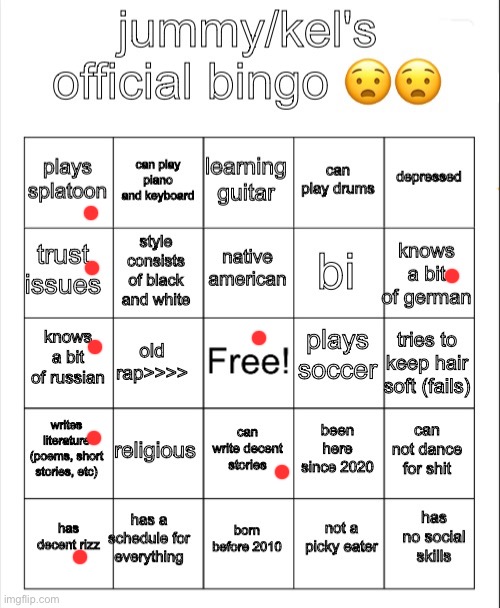jummy/kel's bingo | image tagged in jummy/kel's bingo | made w/ Imgflip meme maker