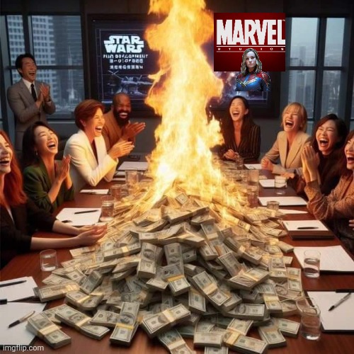 Disney Marvel Burning Money | image tagged in disney killed star wars,marvel,burn,money | made w/ Imgflip meme maker